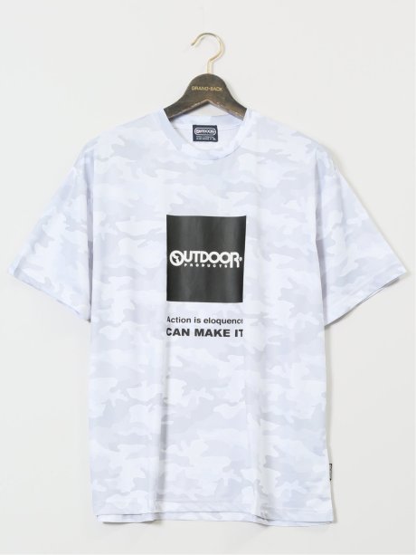 【大きいサイズ】アウトドアプロダクツ/OUTDOOR PRODUCTS ドライメッシュ クルーネック半袖Tシャツ