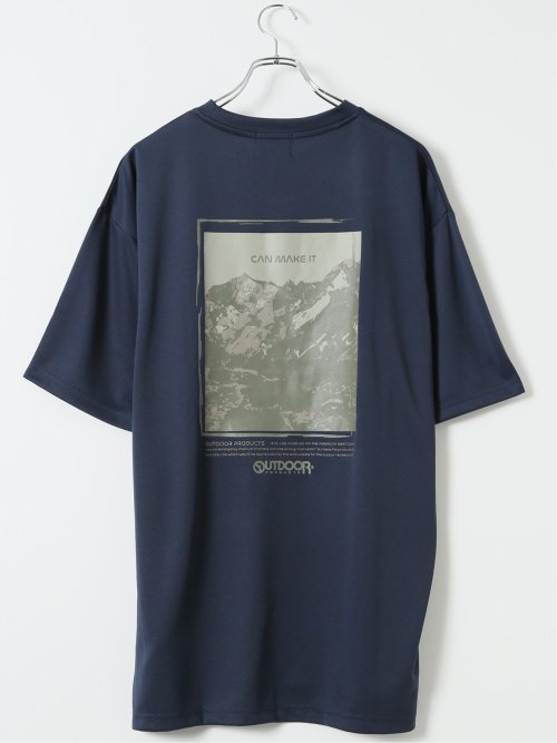 【大きいサイズ】アウトドアプロダクツ/OUTDOOR PRODUCTS ドライ メッシュ クルーネック 半袖 Tシャツ