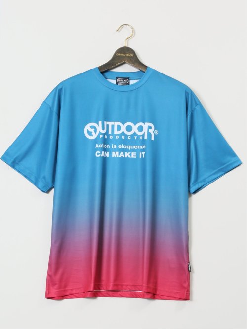 【大きいサイズ】アウトドアプロダクツ/OUTDOOR PRODUCTS ドライメッシュ クルーネック半袖Tシャツ
