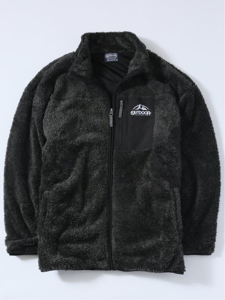 【大きいサイズ】アウトドアプロダクツ/OUTDOOR PRODUCTS ボアフリース フルジップ スタンドジャケット