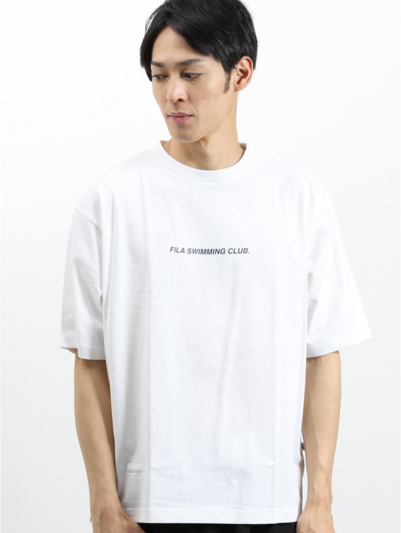 フィラ Fila コットン ビッグロゴ半袖ｔシャツ S 01白 トップス Taka Q Online Shop タカキューオンラインショップ 公式通販