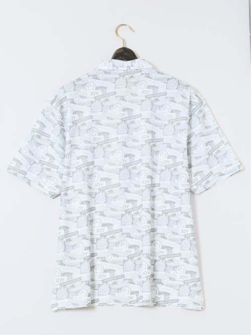 【大きいサイズ】カステルバジャック/CASTELBAJAC ストレッチUV スマイルロゴ半袖ポロシャツ