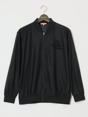 【大きいサイズ】カステルバジャック/CASTELBAJAC フロッキープリント フルジップアウター