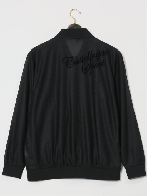 【大きいサイズ】カステルバジャック/CASTELBAJAC フロッキープリント フルジップアウター