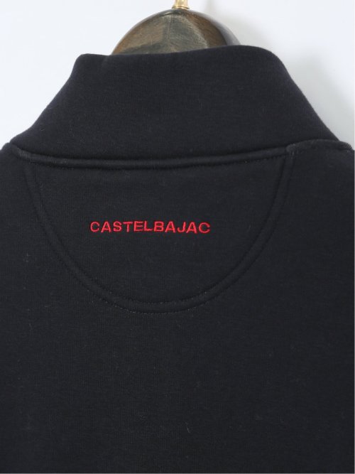【大きいサイズ】カステルバジャック/CASTELBAJAC ストレッチ ボンバーヒート 切替トレーナー