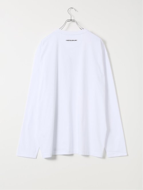 Tシャツ メンズ 長袖 大きいサイズ 綿 コットン クルーネック 胸ポケット カステルバジャック/CASTELBAJAC