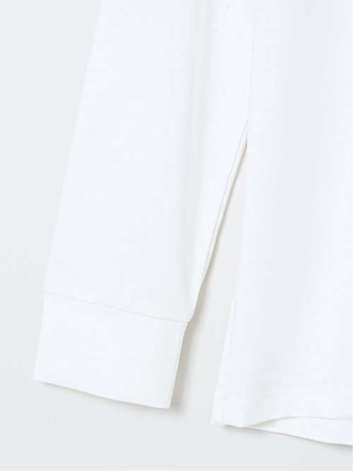 【大きいサイズ】ビバハート/VIVA HEART 高機能ベア天エンボス 長袖モックネックTシャツ