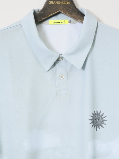 【大きいサイズ】ビバハート/VIVA HEART 鹿の子 半袖ポロシャツ