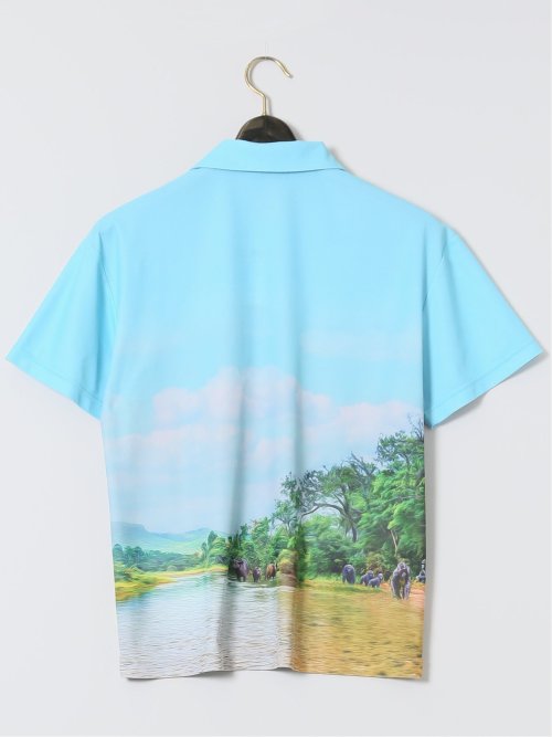 【大きいサイズ】ビバハート/VIVA HEART 鹿の子 半袖ポロシャツ