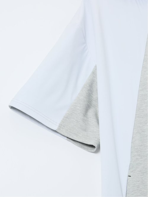 【大きいサイズ】ビバハート/VIVA HEART 吸水速乾 綿混スエット 半袖プルパーカー