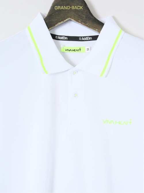 【大きいサイズ】ビバハート/VIVA HEART 鹿の子 半袖ポロシャツ