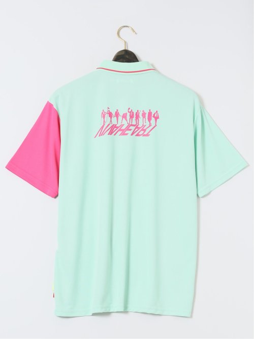 【大きいサイズ】ビバハート/VIVA HEART 鹿の子 半袖ポロシャツ