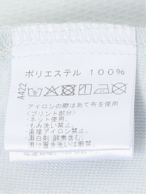 【大きいサイズ】ビバハート/VIVA HEART 撥水 デニムプリント ハーフジップ 半袖プルオーバー