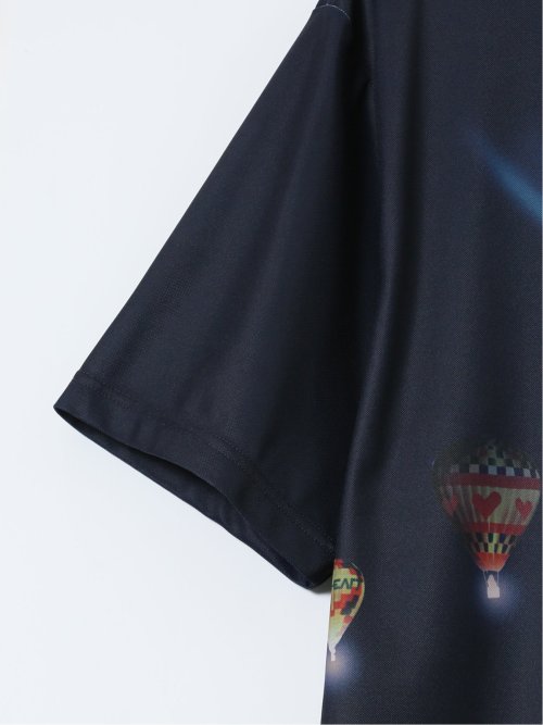 【大きいサイズ】ビバハート/VIVA HEART 吸水速乾 接触冷感 プリント半袖ポロシャツ