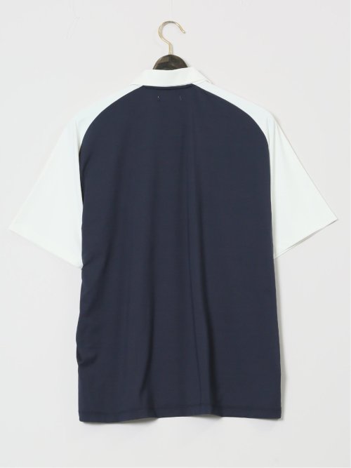 【大きいサイズ】ビバハート/VIVA HEART ビッグロゴラグラン切替 半袖ポロシャツ