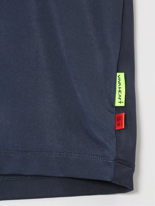 【大きいサイズ】ビバハート/VIVA HEART ビッグロゴラグラン切替 半袖ポロシャツ