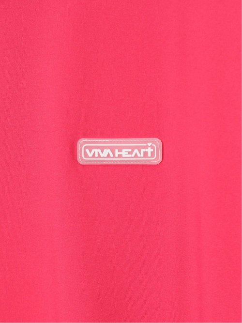 【大きいサイズ】ビバハート/VIVA HEART ジャガード衿 半袖ポロシャツ