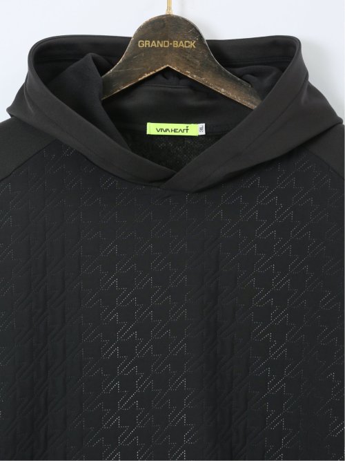 【大きいサイズ】ビバハート/VIVA HEART 千鳥格子柄 ピンソニックフーディー(セットアップ可能)