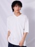 ドロー/DRAW パッカブルＶネックTシャツ