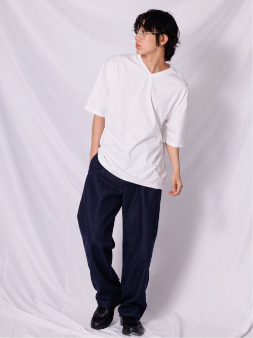 ドロー/DRAW パッカブルＶネックTシャツ