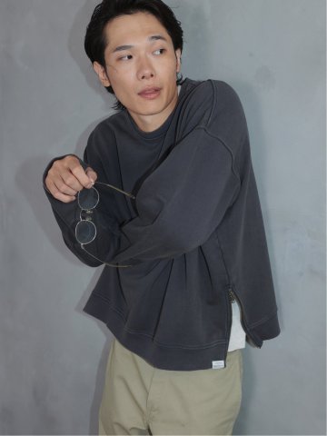 ドロー/DRAW ヘビーウェイト サイドジップ スエット （ユニセックス）
