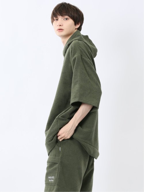 Sauna Camp×T/Q パイルポンチョ(セットアップ可能)