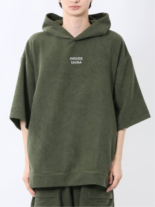 Sauna Camp×T/Q パイルポンチョ(セットアップ可能)