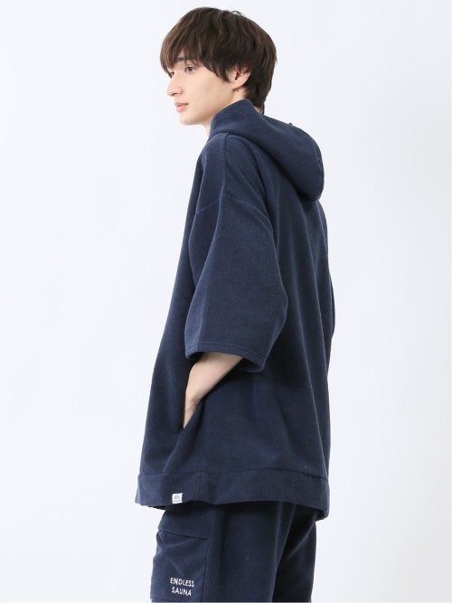 Sauna Camp×T/Q パイルポンチョ(セットアップ可能)