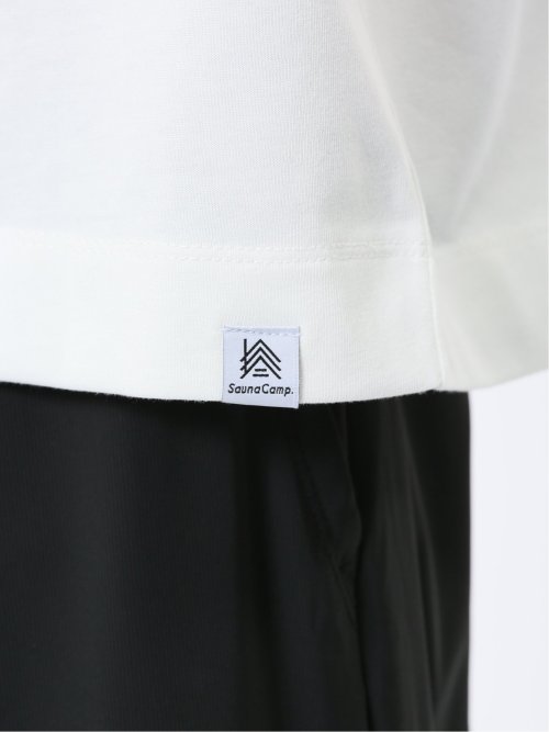 Sauna Camp×T/Q ロゴ クルー半袖Ｔシャツ