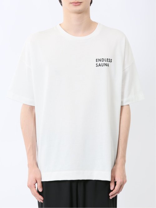 Sauna Camp×T/Q ロゴ クルー半袖Ｔシャツ