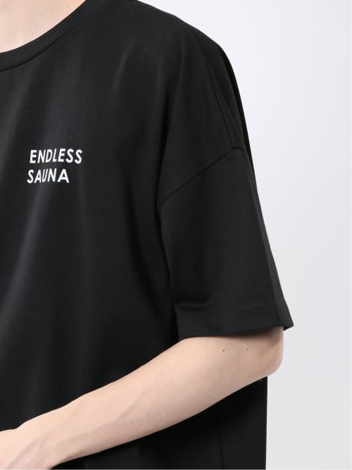 Sauna Camp×T/Q ロゴ クルー半袖Ｔシャツ