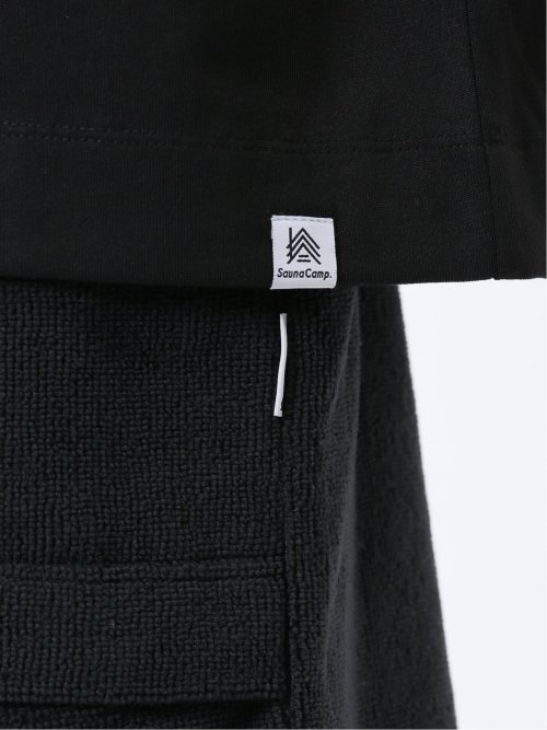Sauna Camp×T/Q ロゴ クルー半袖Ｔシャツ