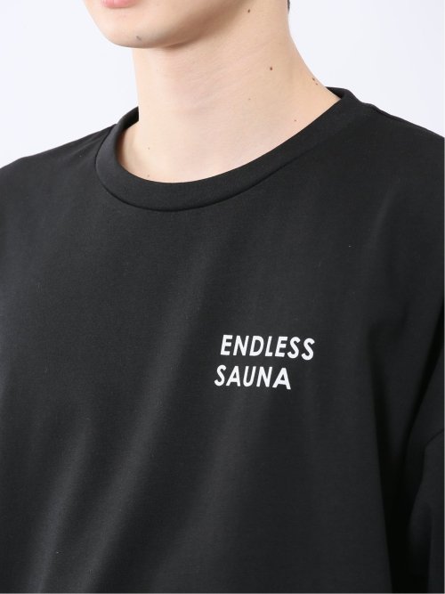 Sauna Camp×T/Q ロゴ クルー半袖Ｔシャツ