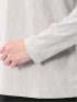 アーガイルジャガード クルーネック長袖Tシャツ