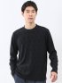 アーガイルジャガード クルーネック長袖Tシャツ