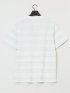 メッシュボーダー クルーネック半袖Tシャツ