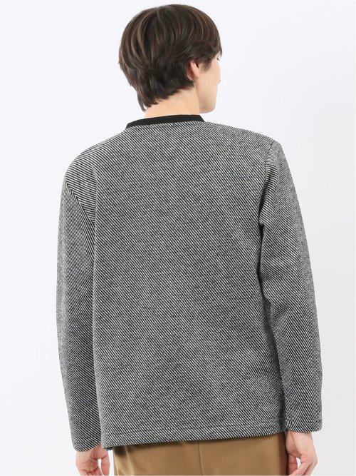 裏起毛ツイル クルーネック長袖Tシャツ