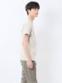 シャドーチェック Vネック半袖Tシャツ