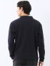 ウェーブジャガード モックネック長袖Tシャツ