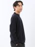 ウェーブジャガード モックネック長袖Tシャツ