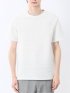 ピンタックボーダー クルーネック半袖Tシャツ