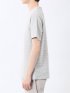 ピンタックボーダー クルーネック半袖Tシャツ