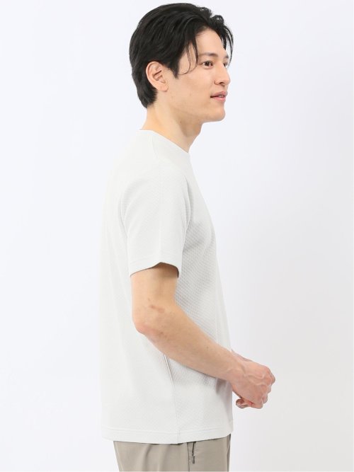 ハニカム ブリスター クルーネック 半袖 Tシャツ