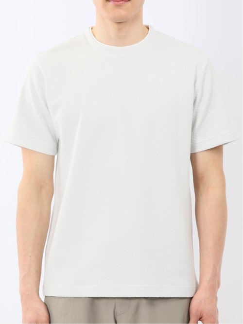 ハニカム ブリスター クルーネック 半袖 Tシャツ