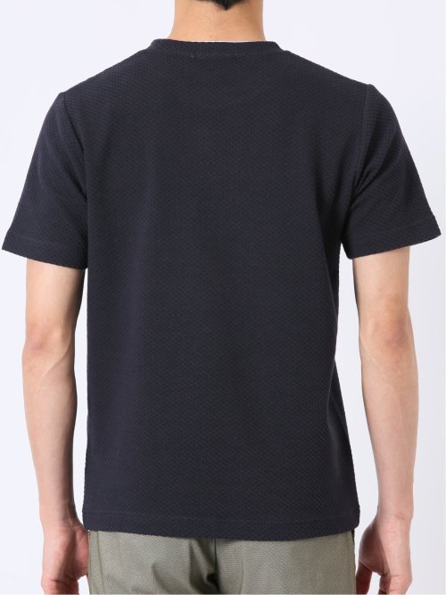 ハニカム ブリスター クルーネック 半袖 Tシャツ