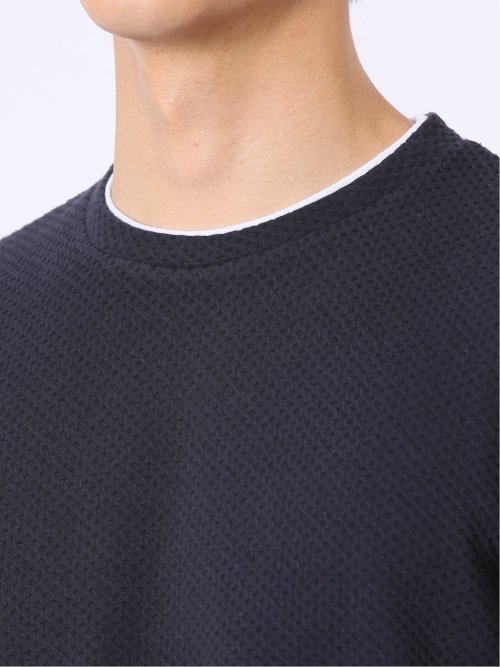 ハニカム ブリスター クルーネック 半袖 Tシャツ