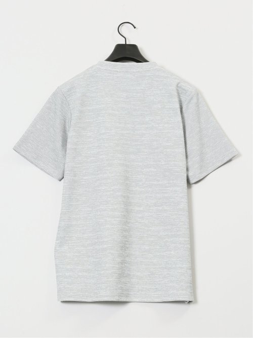 ハイストレッチ メランジ クルーネック半袖Tシャツ