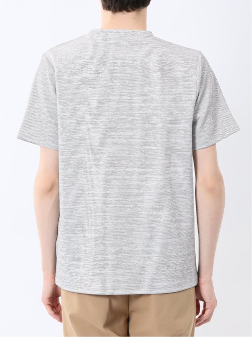 ハイストレッチ メランジ クルーネック半袖Tシャツ