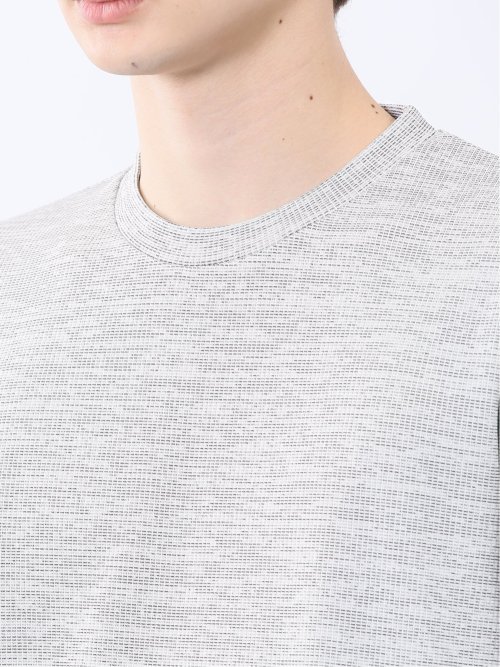 ハイストレッチ メランジ クルーネック半袖Tシャツ
