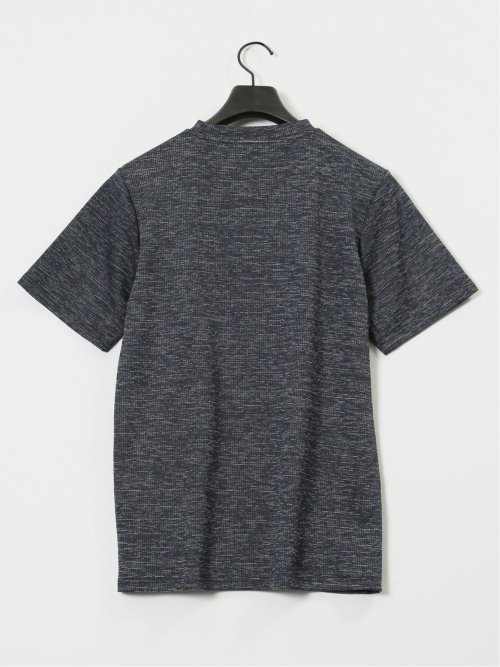 ハイストレッチ メランジ クルーネック半袖Tシャツ